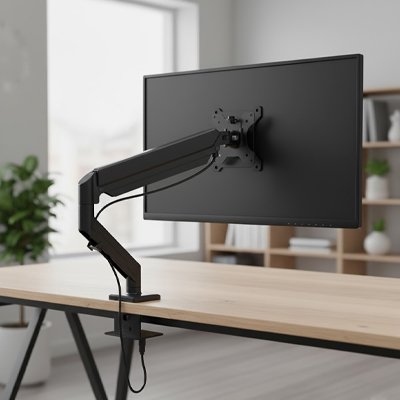 Support écran PC | Ergonomique Réglable - Bureau chez - soi